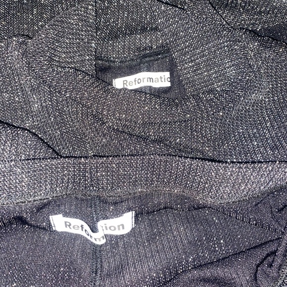 Reformation Griffith Two Piece Metallic Set - Picture 3 of 3